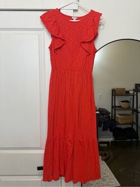 j.crew midi dress